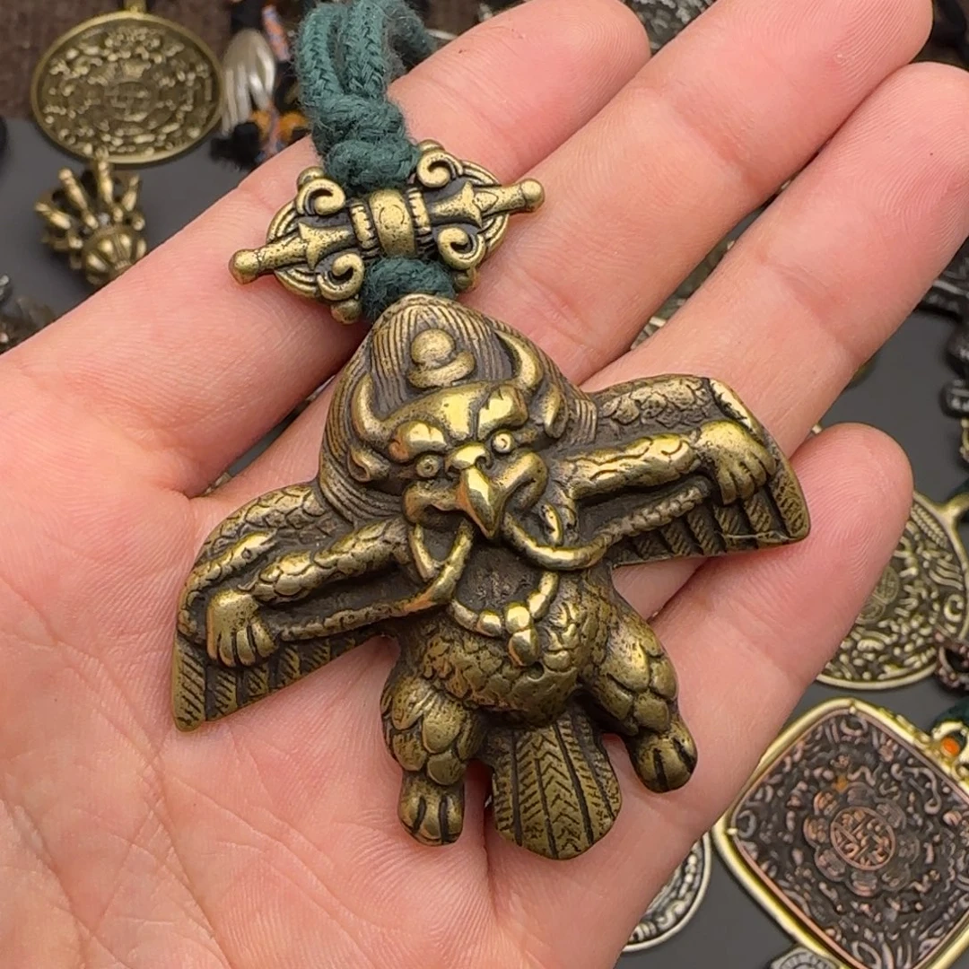 老铜大鹏鸟吊坠喜欢的来