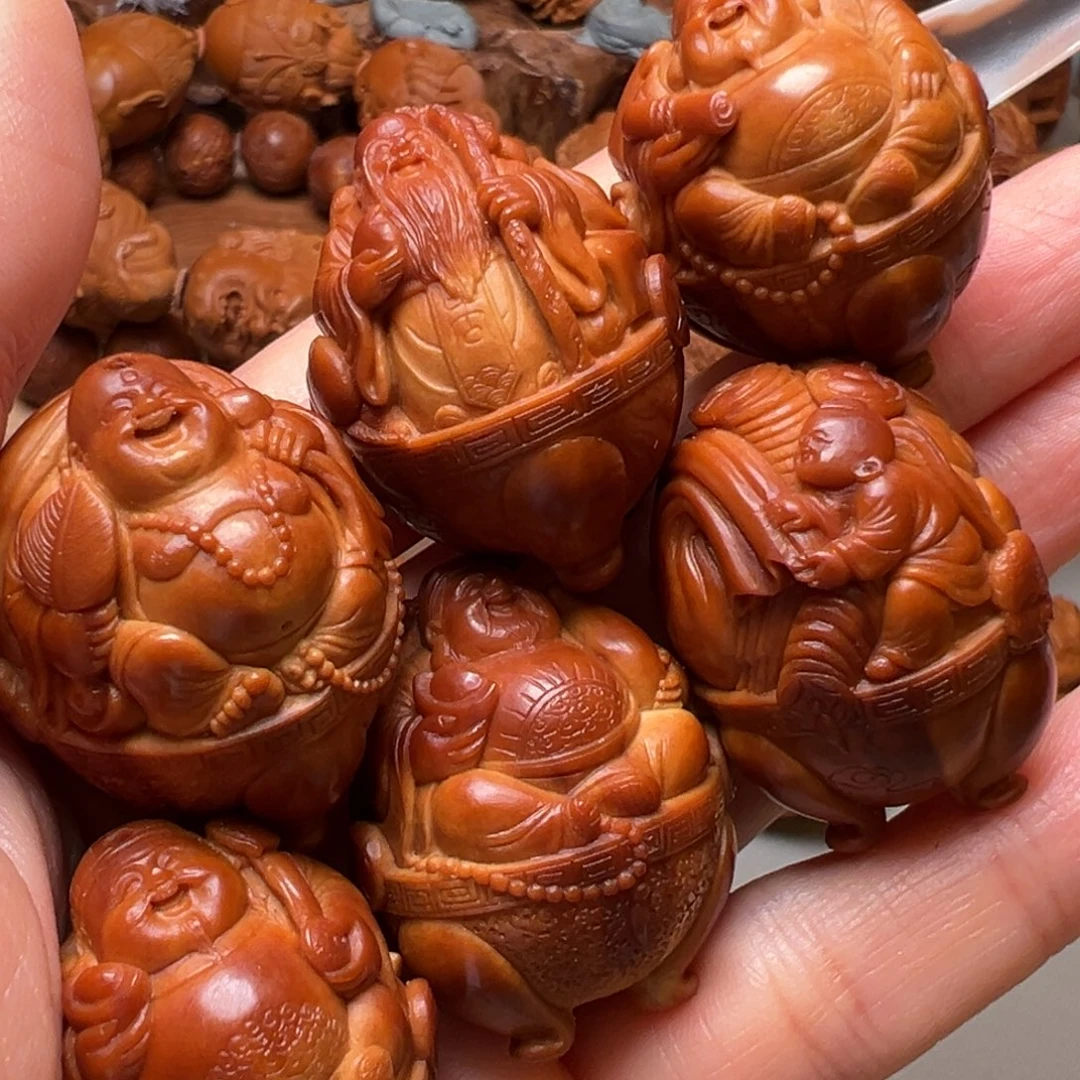 橄榄核手串/手链2.55-2.6聚宝五福星