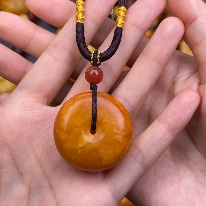 琥珀未镶嵌裸石蜜蜡M
