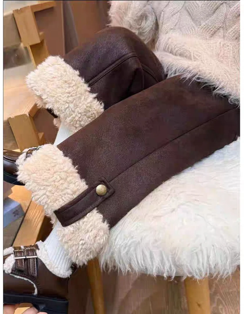 儿童保暖百搭女加绒长裤秋冬冬季休闲风儿童休闲裤