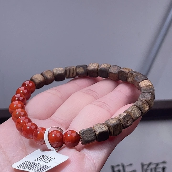 南红玛瑙合金手链51043