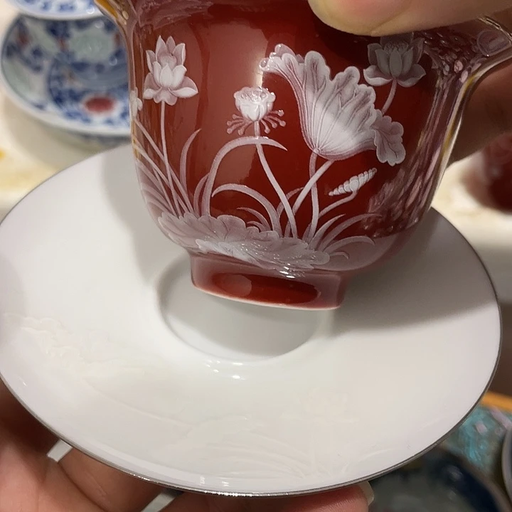 陶摆件景德镇陶瓷主人杯1333