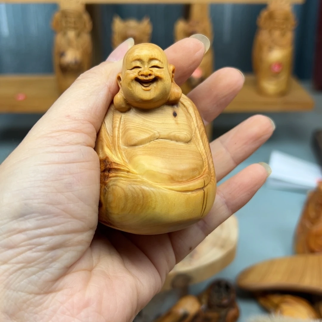 有***魂木崖柏木摆件手把件，