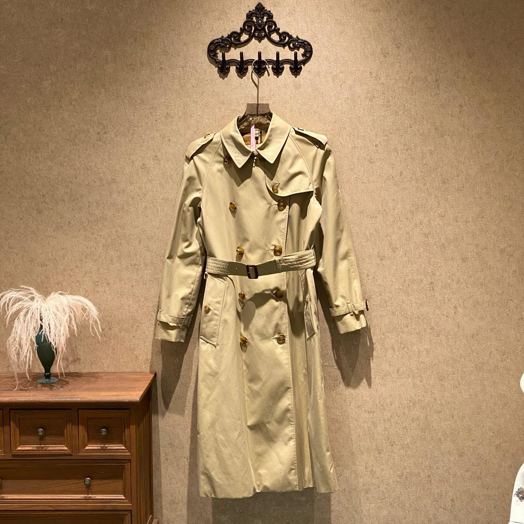 99新 BURBERRY/博柏利 爆款双皇冠滑铁卢风衣/40码 大码/39178