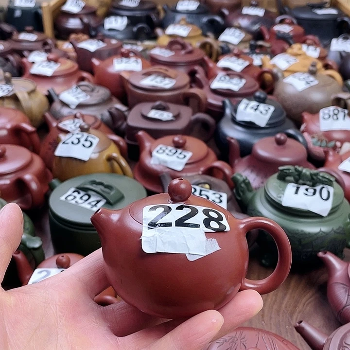 潮***粒茶壶紫砂微瑕紫砂
