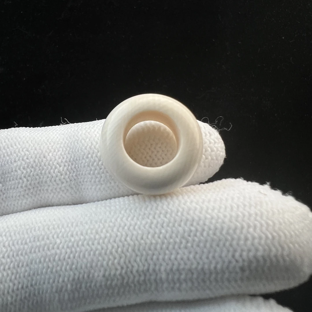 D1442天然猛犸牙跑环戒指内径9.8mm支持鉴定 假一罚四