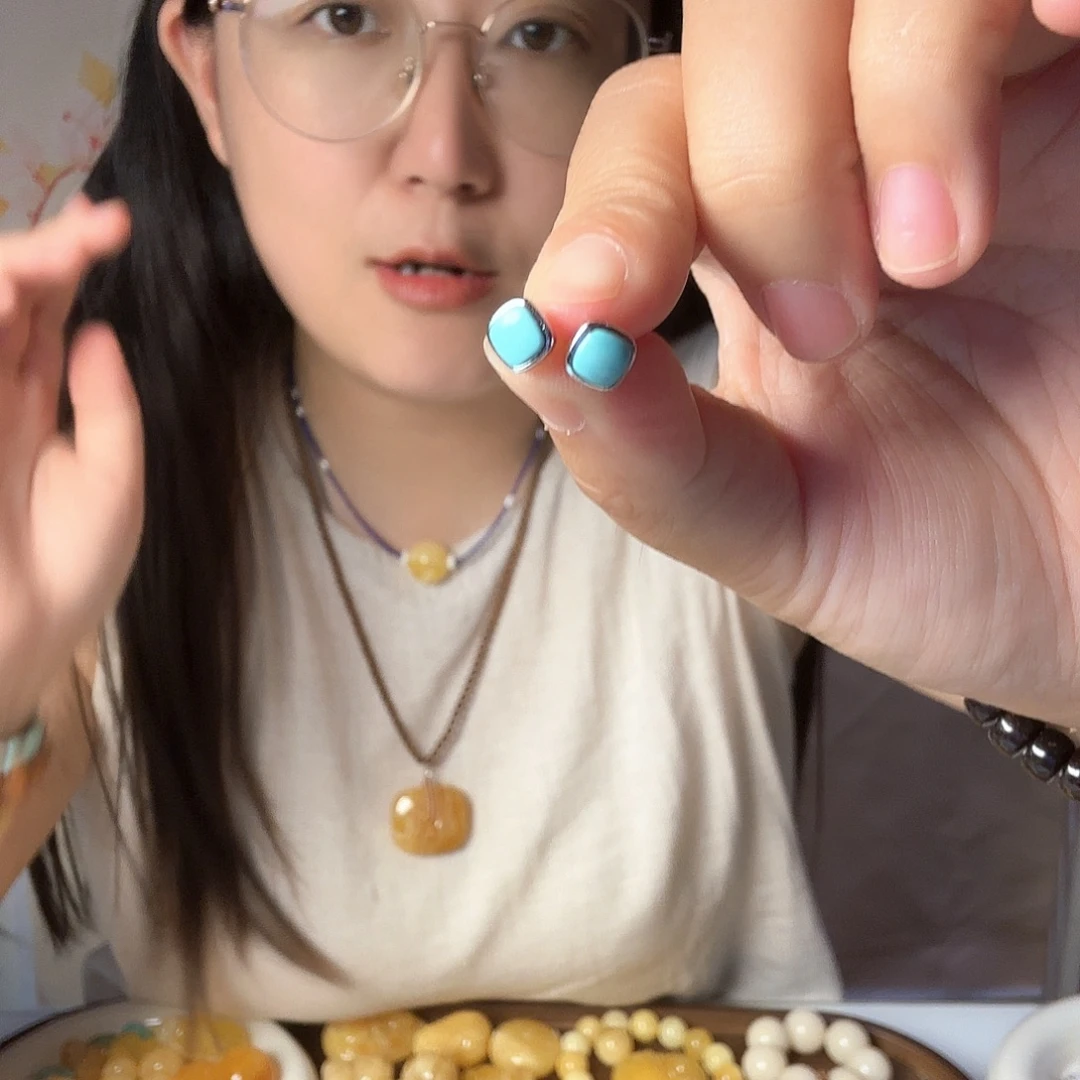 猴头核桃吊坠耳钉