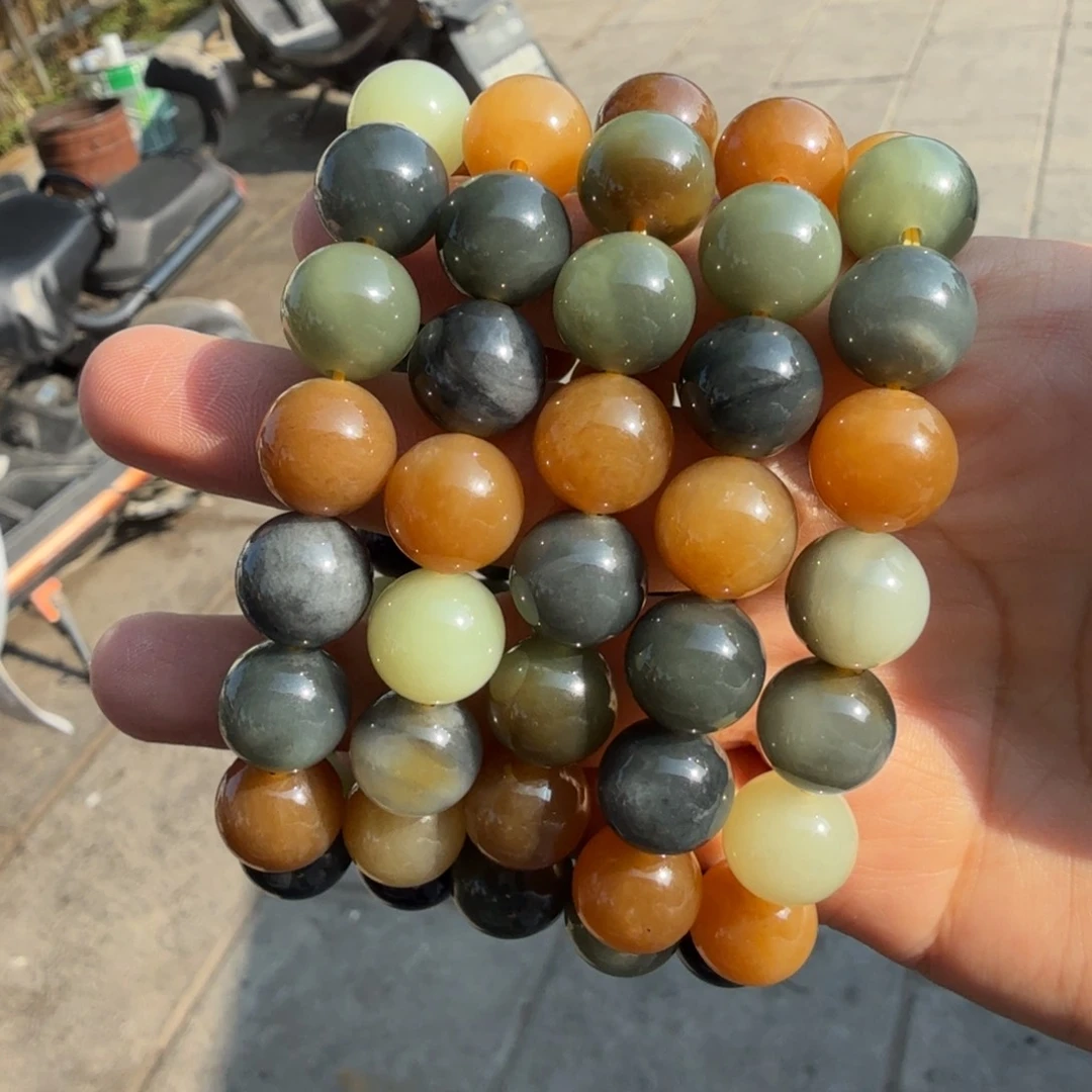 和田玉未镶嵌颈饰新疆卡12楼兰大叔F多样性拍一发一