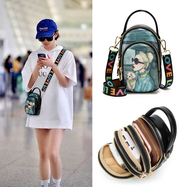 小包包女斜挎2023新款潮韩版可爱迷你时尚百搭软皮放手机包女夏季