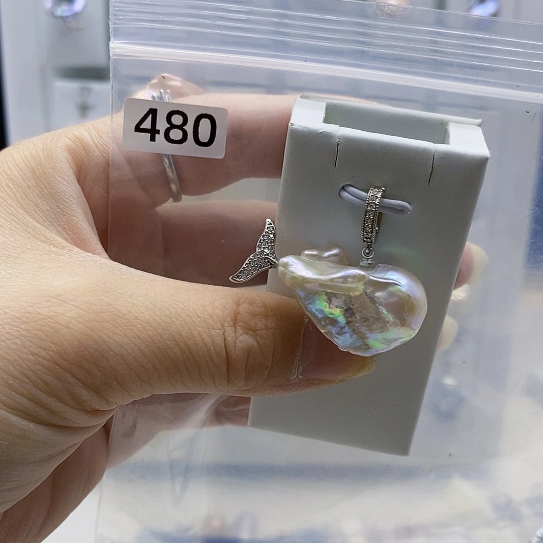 颈饰合金淡水珍珠