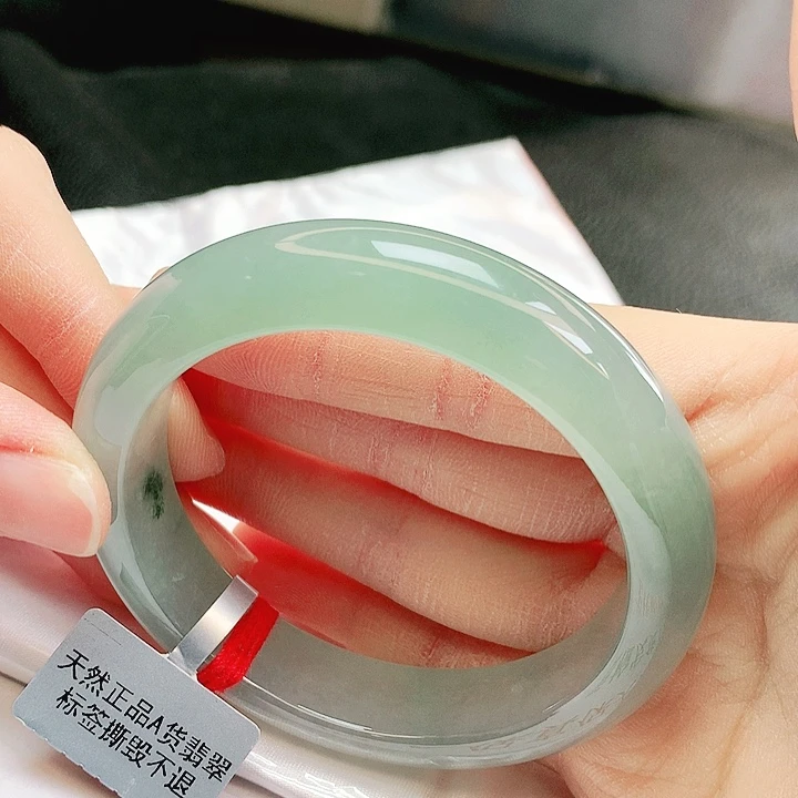 翡翠未镶嵌手镯缅甸天然a货翡翠手镯92号
