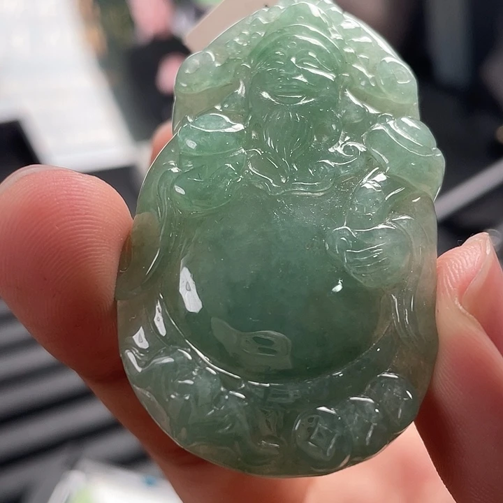 翡翠未镶嵌挂件翡翠首饰