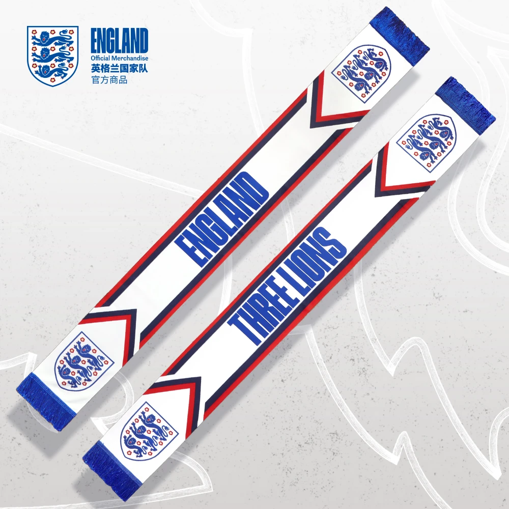 【官方正版】英格兰国家队 | 字母围巾时尚潮流配饰球迷助威周边