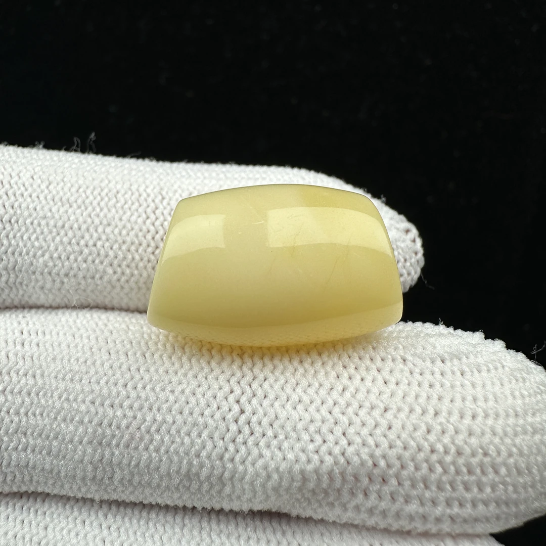 Y7471天然原矿蜜蜡 马蹄珠 14*21mm 抖音基地质检发货