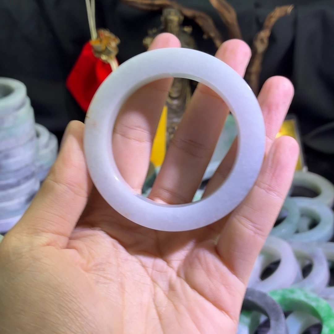 定制翡翠未镶嵌天然翡翠A货毛胚手镯定制