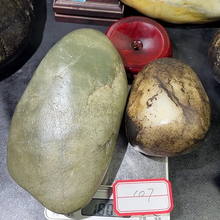 和田玉未镶嵌颈饰107