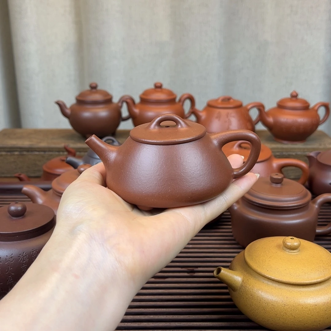知***安紫砂茶壶150cc平盖