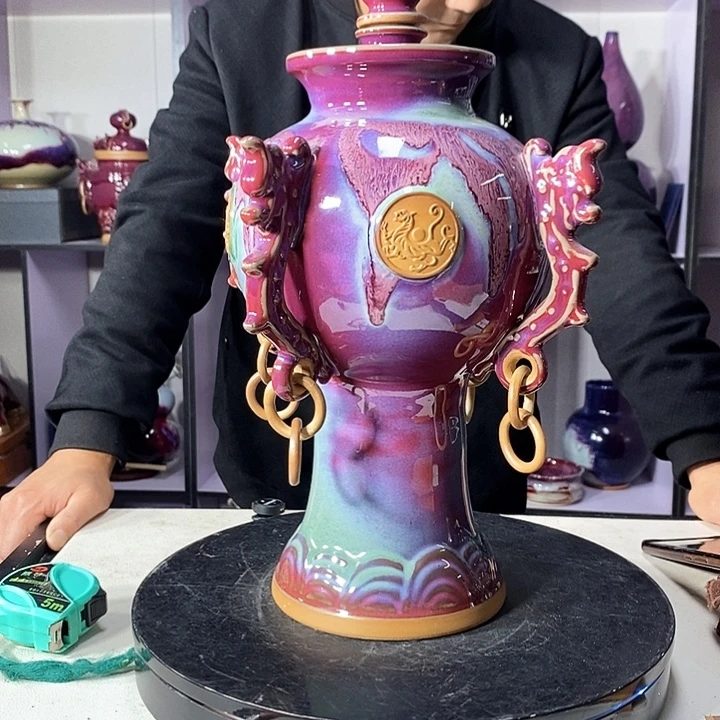 瓷片中国神垕精品钧瓷