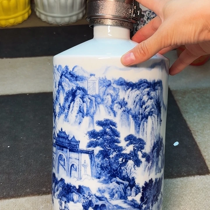 10斤青花山水1个 新品福利