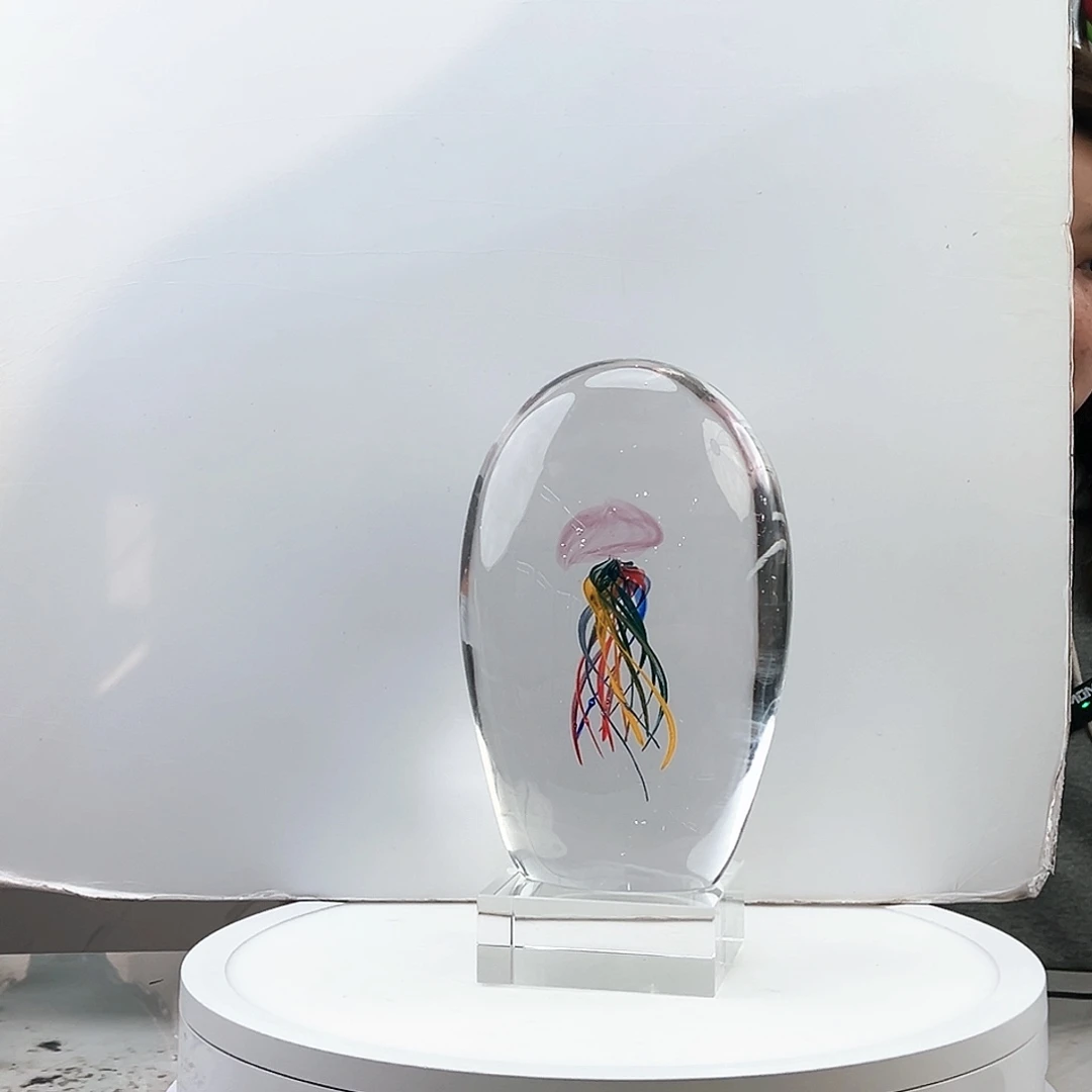 茶盏琉璃水晶摆件