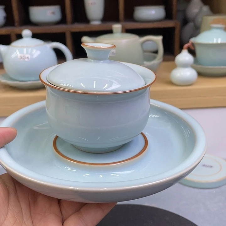 杯子陶瓷微瑕壶承➕两才