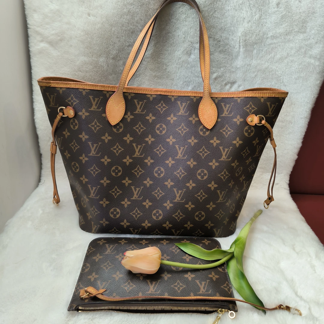 95新 LouisVuitton/路易威登 魔镜/LV neverfull购物袋SY/910076