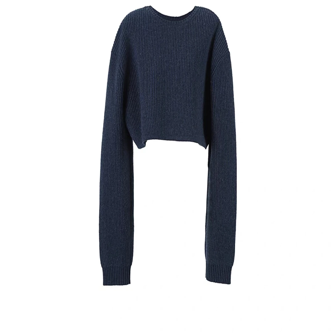 YOEYYOU 设计师品牌 25秋冬新品 超短毛织上衣 2199UPY买手店