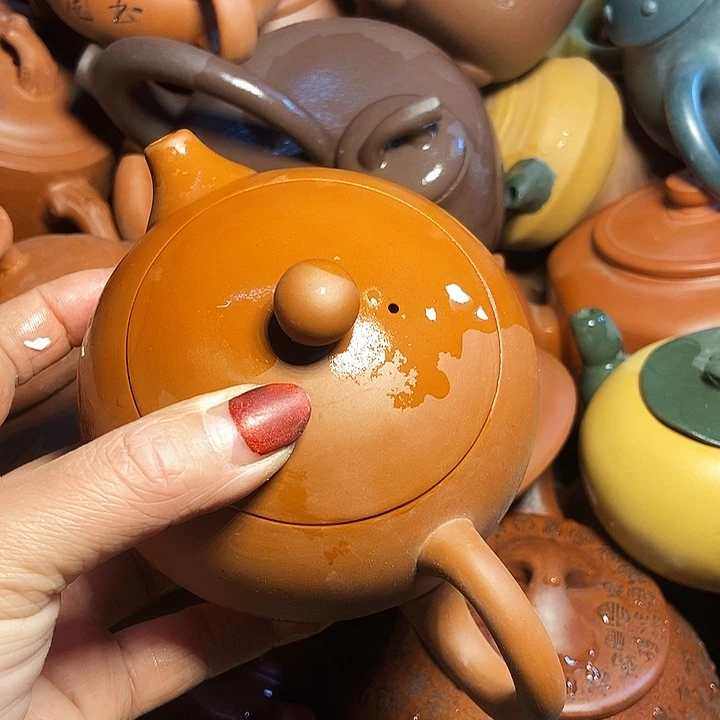 全手工制作 宜兴紫砂茶壶