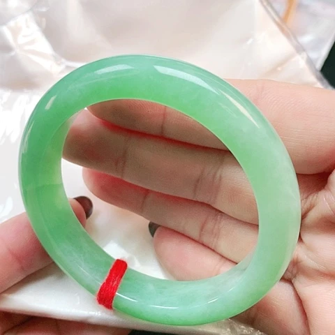 未镶嵌手镯翡翠正圈2411