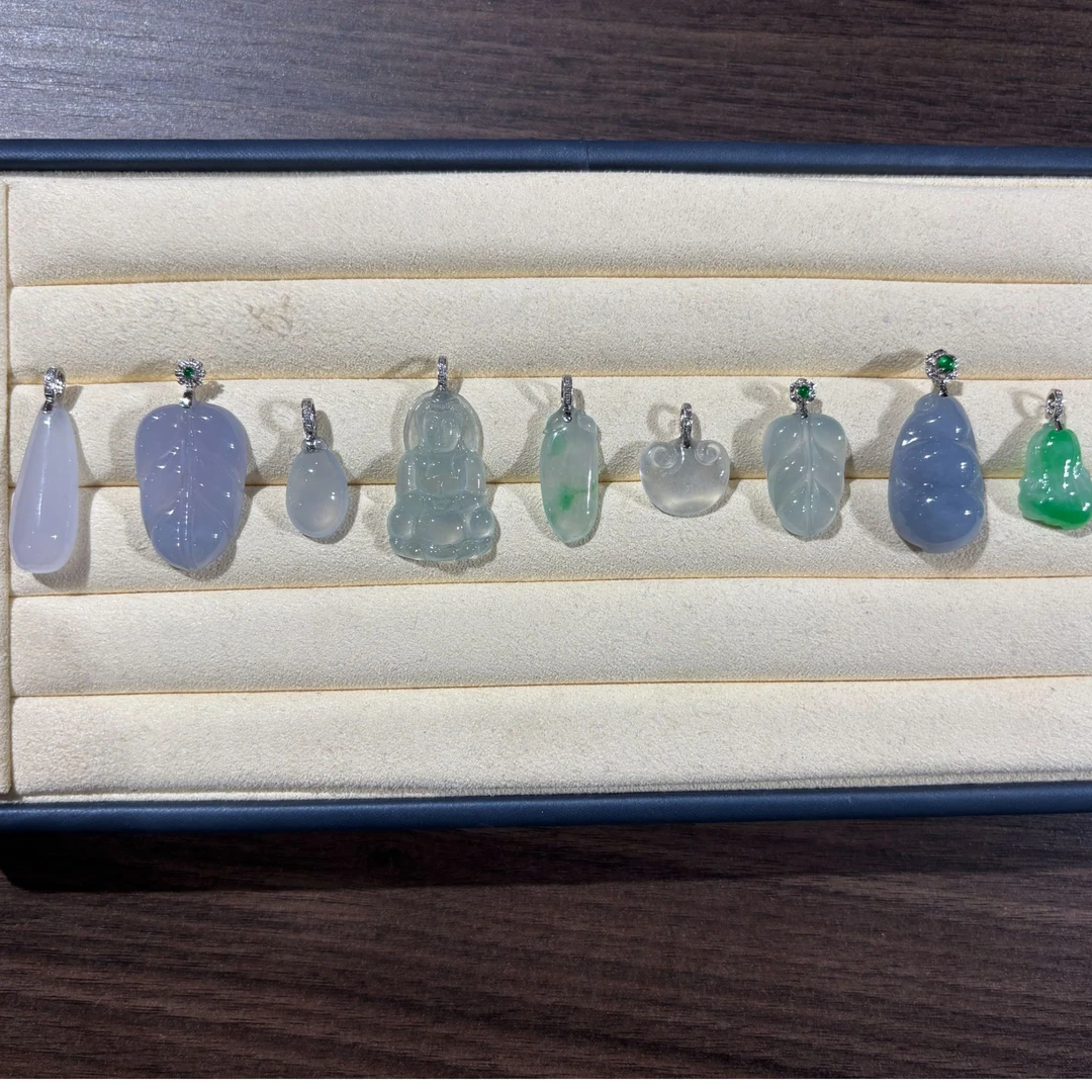 【彩虹盘】翡翠吊坠-多样性发一件-HYJ01 |CXQ21