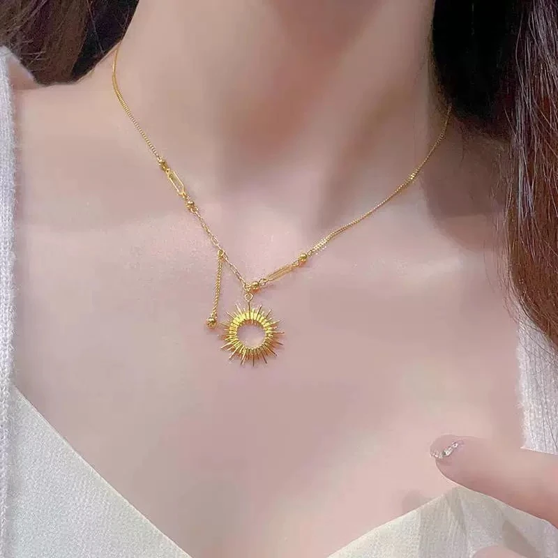 小太阳项链 M扣