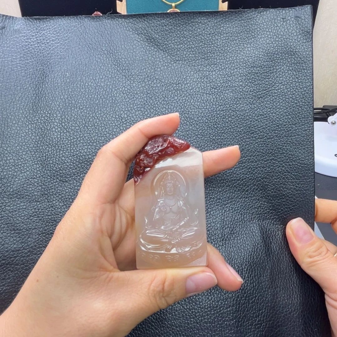 春***9南红玛瑙未镶嵌吊坠