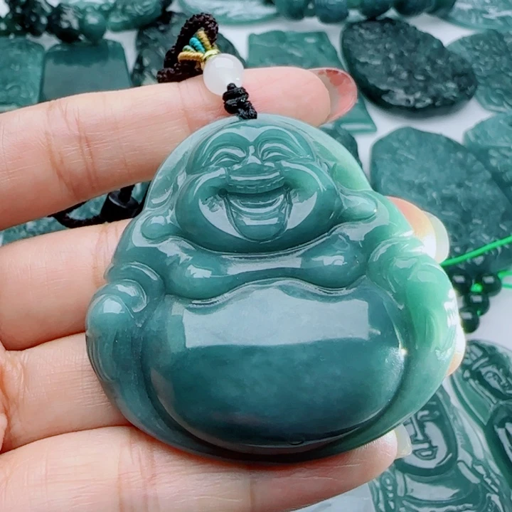 翡翠未镶嵌颈饰多样性发货天然A货翡翠