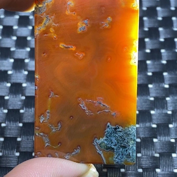 玛瑙/玉髓颈饰未镶嵌豆*