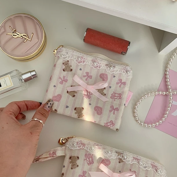 芭蕾小熊手作卡包