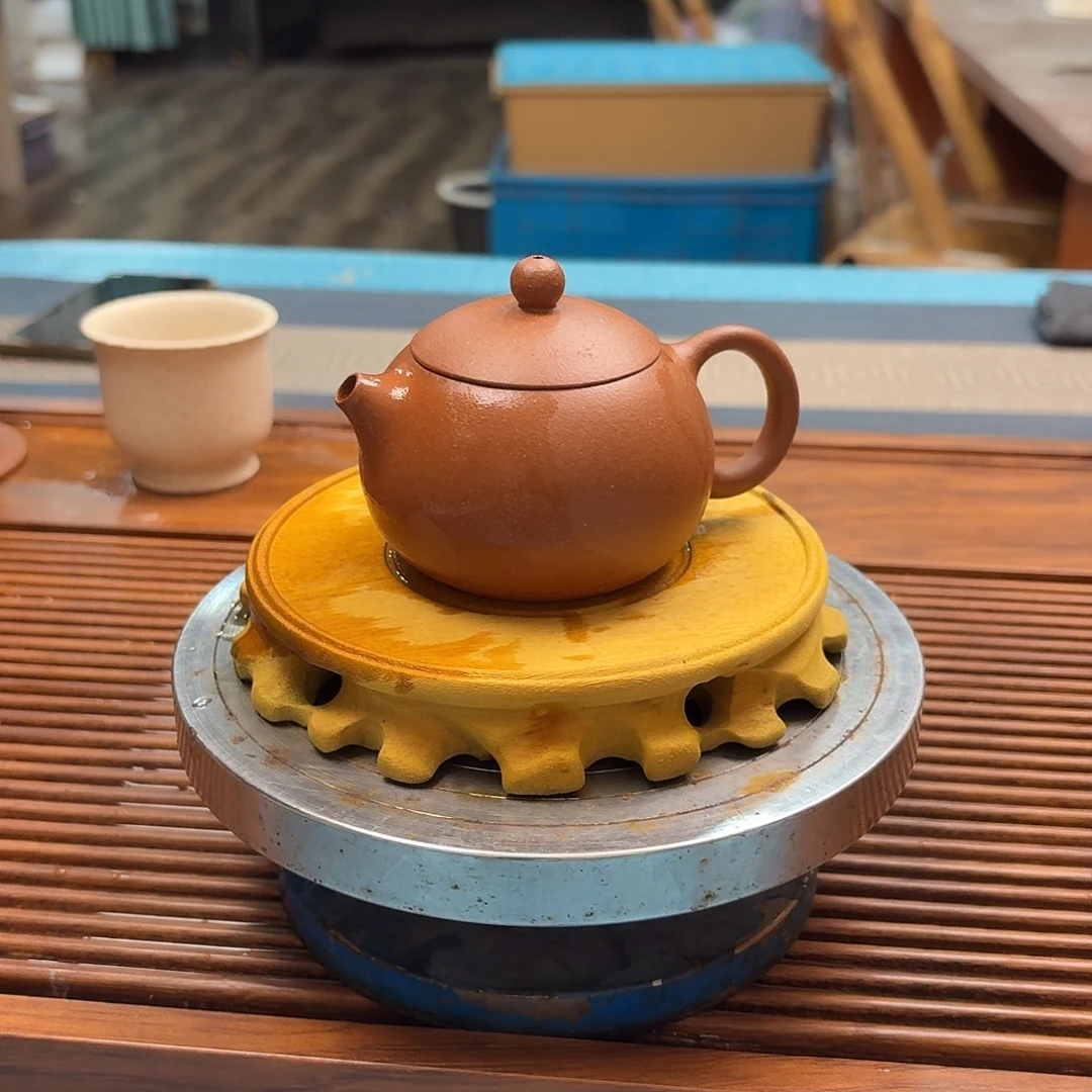 茶壶紫砂半手工制作