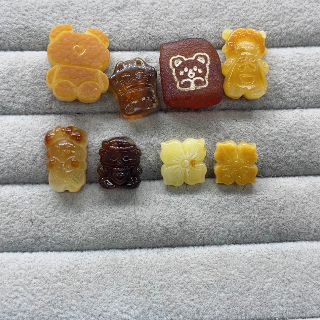 【闪购商品】琥珀裸石未镶嵌天然琥珀蜜蜡