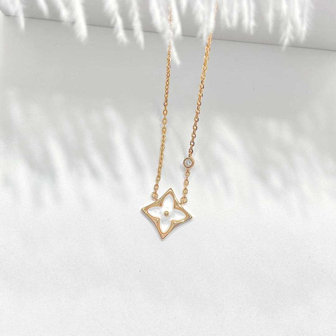 【涂涂高定珠宝】18k金老花白贝项链GHJ