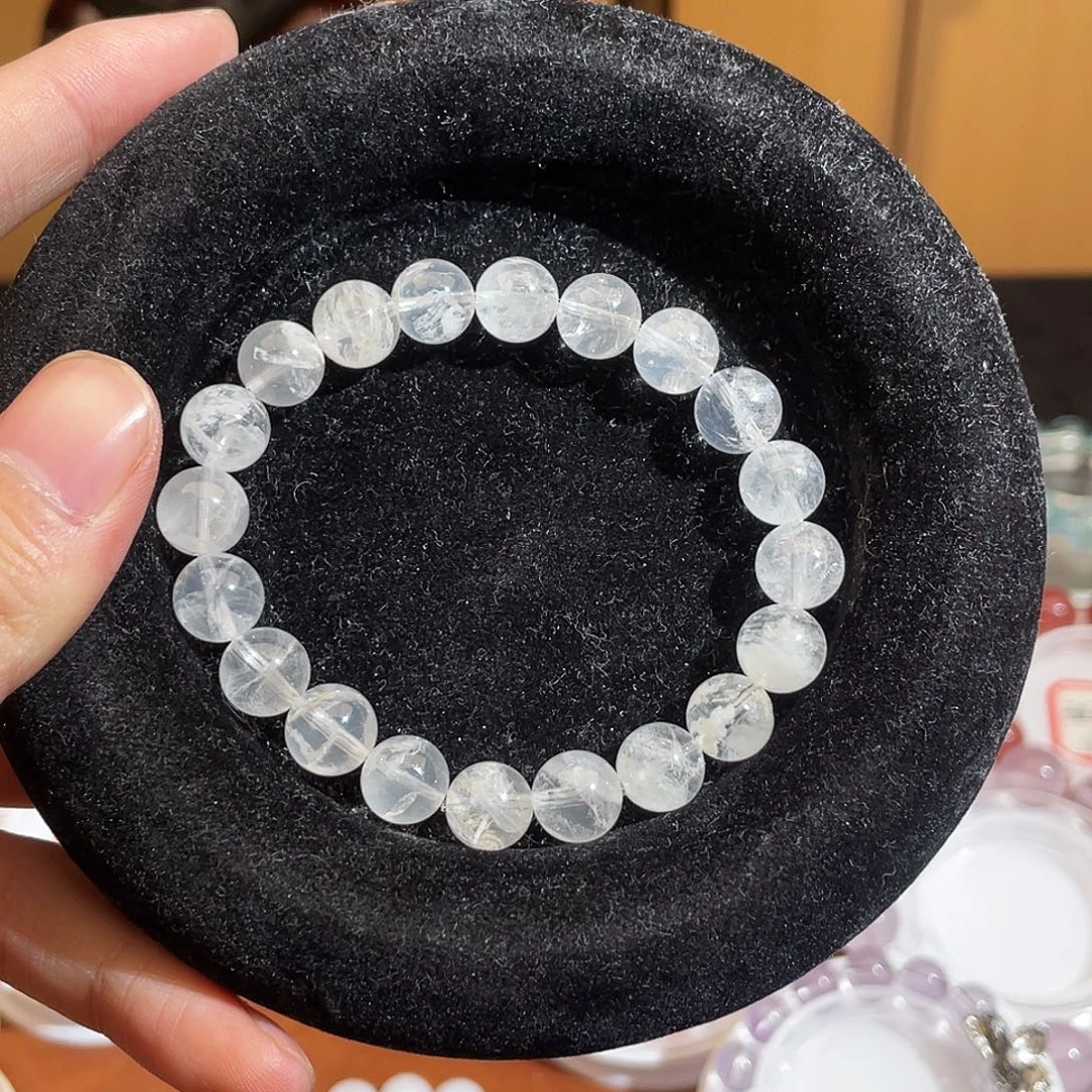 手链未镶嵌水晶白雪花幽灵9.5咪