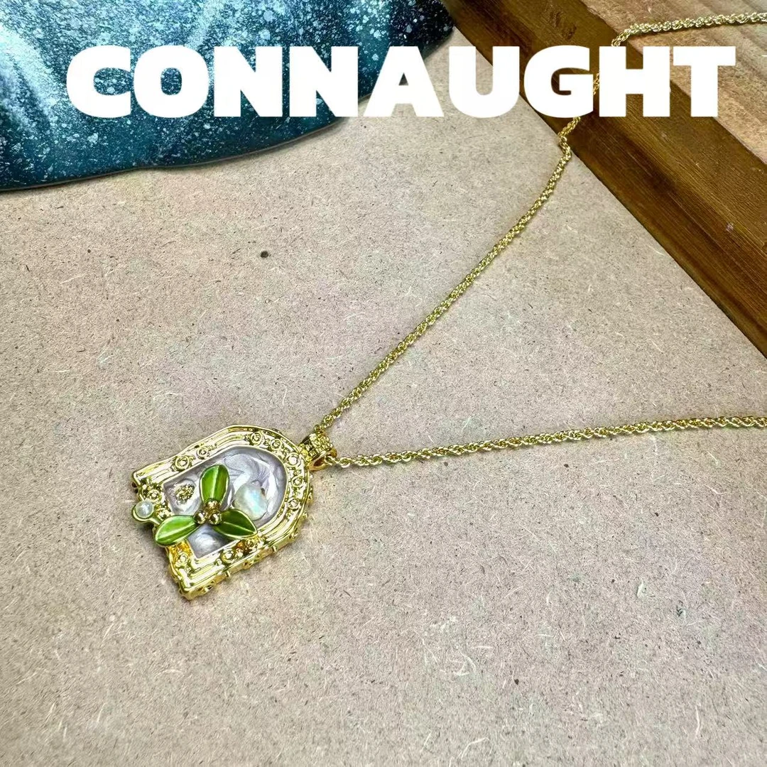 吊坠 正品CONNAUGHT油画系列【窗边小花】YW757