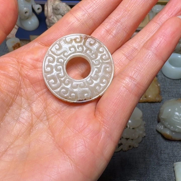 鼎***昇和田玉（糖玉）未镶嵌挂件