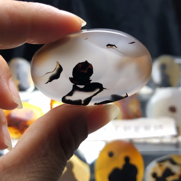 合金玛瑙/玉髓珠宝奇石50