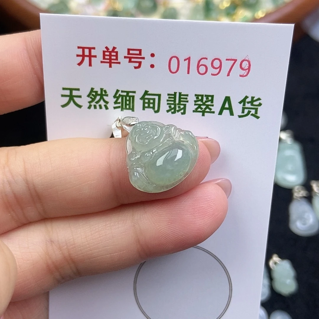 翡翠未镶嵌颈饰天然