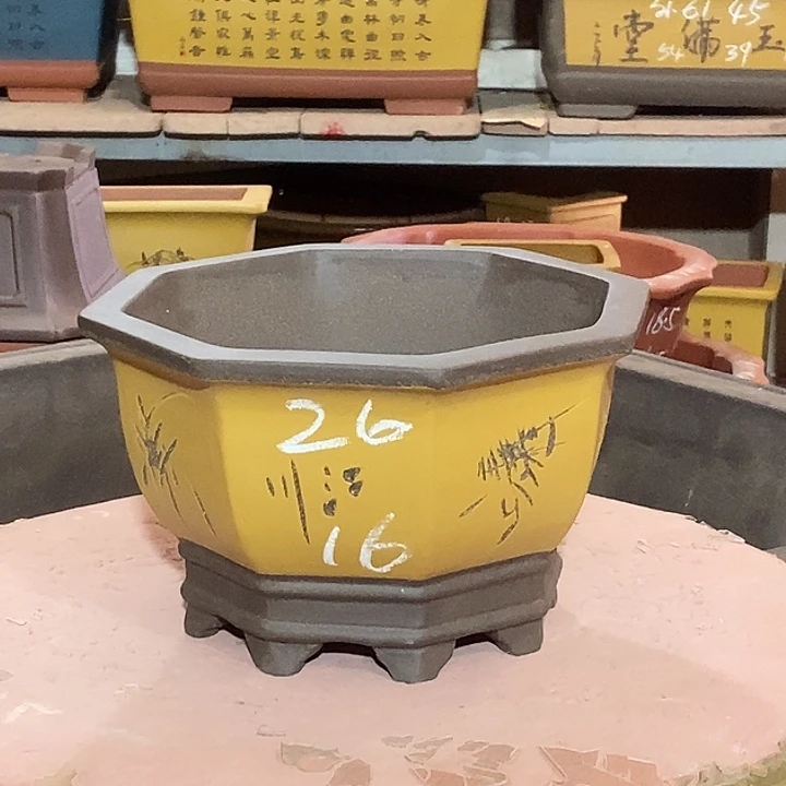 宜兴紫砂花盆包邮