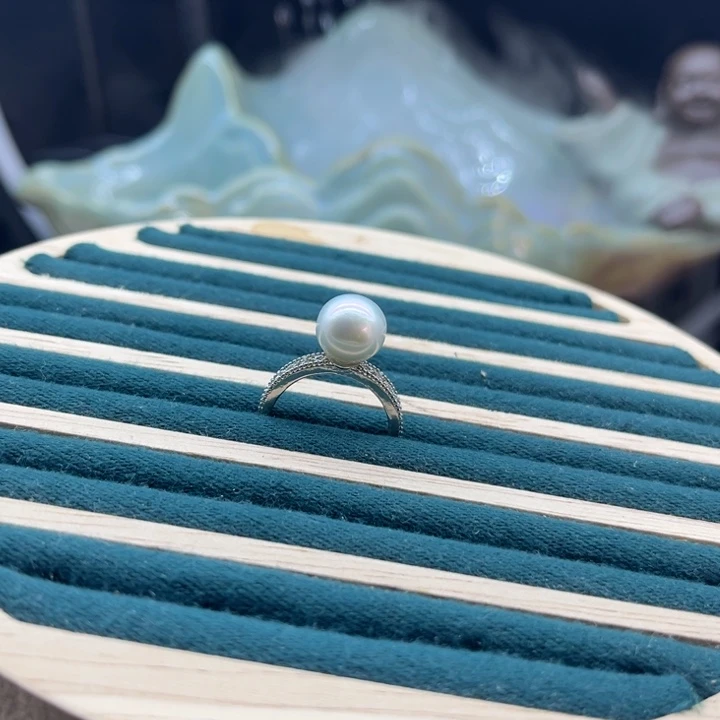 合金淡水珍珠珍珠耳钉