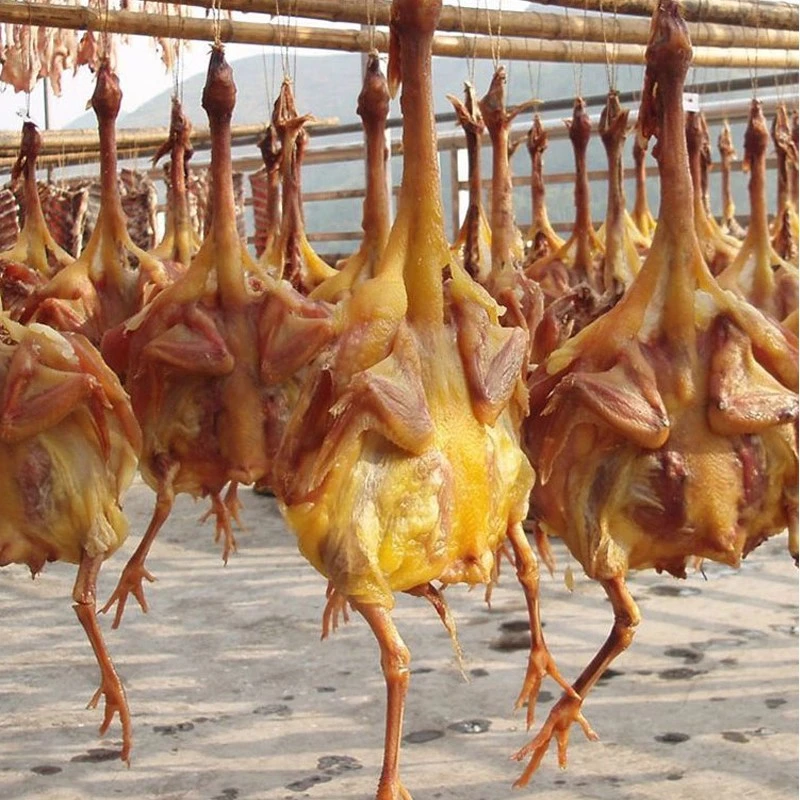湖南特产风干鸡新鲜腌制咸香味肉质紧实非烟熏制品