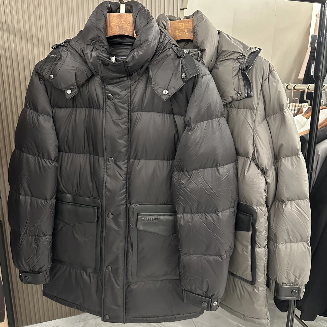 莱品国际-秋冬时尚休闲外套羽绒服中长款羽绒服5204