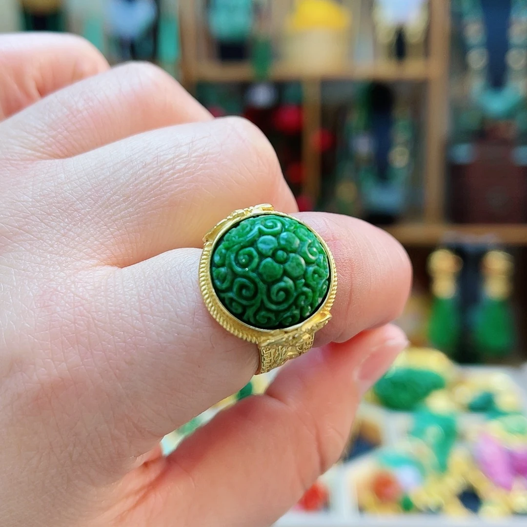 合金戒指翡翠48小时鉴赏期