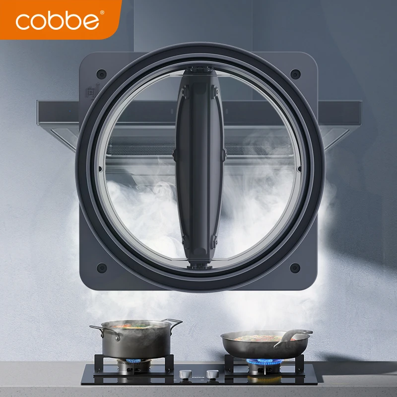 卡贝烟道止逆阀厨房抽油烟机卫生间止逆阀密封排烟防烟油烟止逆阀