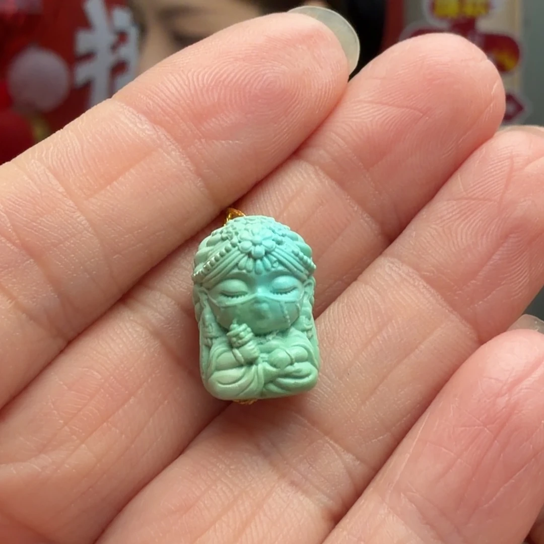 绿松石未镶嵌颈饰